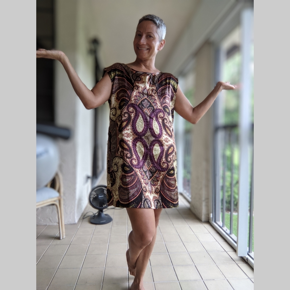 Yasb Printed Tunic Dress.